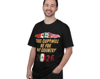 Soccer Shirt World Cup 2026 USA Football Fan Game Day Unisex Tee Sports Apparel for Men Women Kids Gift Mexico Flag Ball T-Shirt
