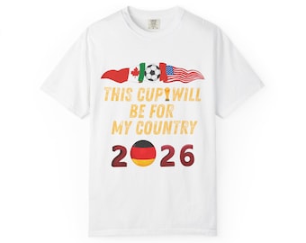 USA Soccer Shirt World Cup 2026 USA Football Fan Game Day Unisex Tee Sports Apparel for Men Women Kids Gift Germany Flag Ball T-Shirt