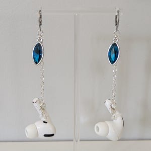 Airpod & Ohrstöpsel Ketten Ohrringe - Edelstahl Brisuren, Stilvolle Anti-Verlust Airpod/Earplug Halter