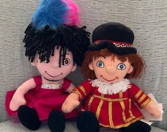 Vintage 1990s Disneyland It's A Small World Plush – England Boy, French Girl