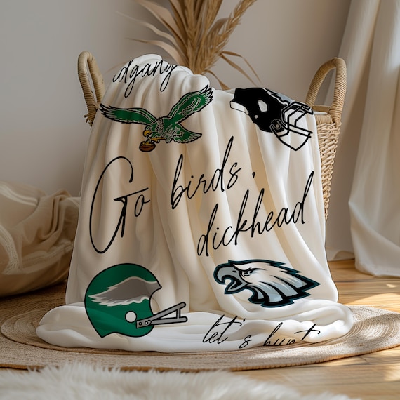 Birds Blanket, Philly Sports Merch, Philadelphia Football, Go Eagles, Bird Gang Blanket, Cooper DeJean