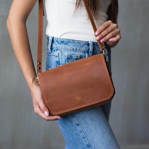 Small satchel bag, Small crossbody bag for women, Leather satchel bag women, Leather crossbody bag women, Custom crossbody bag with name