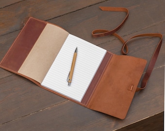 A5 notebook cover leather, Custom leather notebook cover large, Handmade notebook cover with name, A4 notebook cover, B5 notebook cover