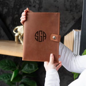 A5 notepad cover, Engraved notepad cover, A6 notepad cover, Custom notepad cover, Leather notepad case, Notepad holder a4