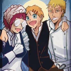 Black Butter Servants Postcard