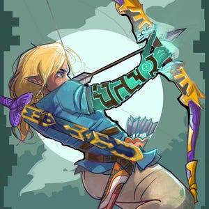 LoZ Poster, Link TOTK