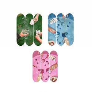 Resin skateboards