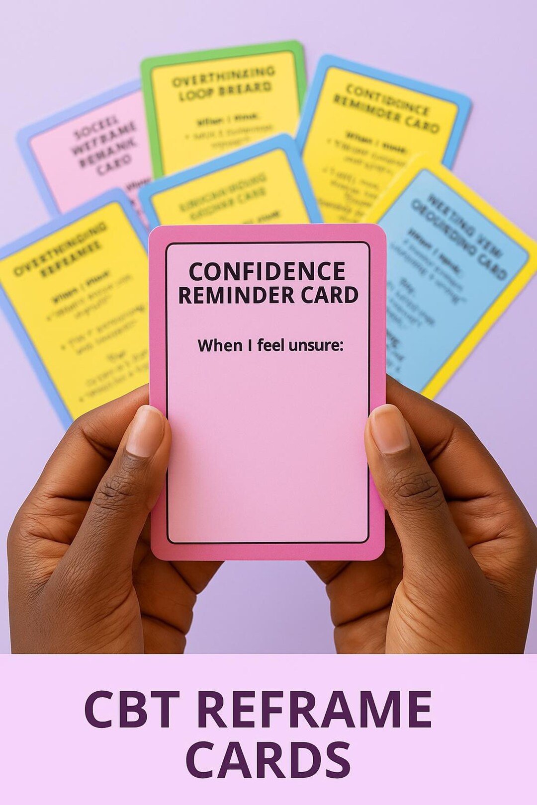 Reframe Cards CBT Reframe Card Set Downloadable - Etsy