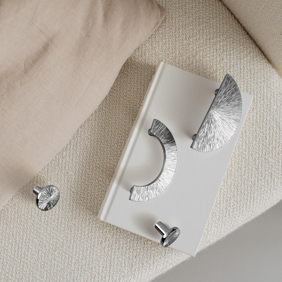 Half Round Texture Drawer Pulls/hammered Solid Round Knobs/silver ... - Large Textured Drawer Pulls Small Rooms