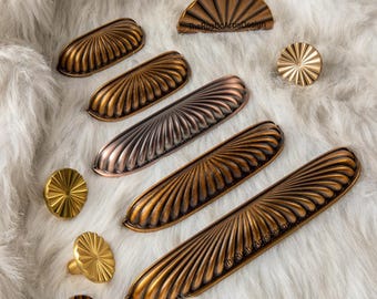 Bekergrepen/antiek bronzen handgrepen/antieke dressoirgrepen/halve cirkel kastgrepen/keukenschudbeker minimale bekergrepen/meubelbeslag