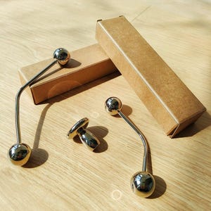 Brass Vintage-Style Handle/ Cabinet Living Room Home Office Bedroom Nickel Pull/Modern Unusual Door Handle/gift/Knob Pull/Solid Brass Pull