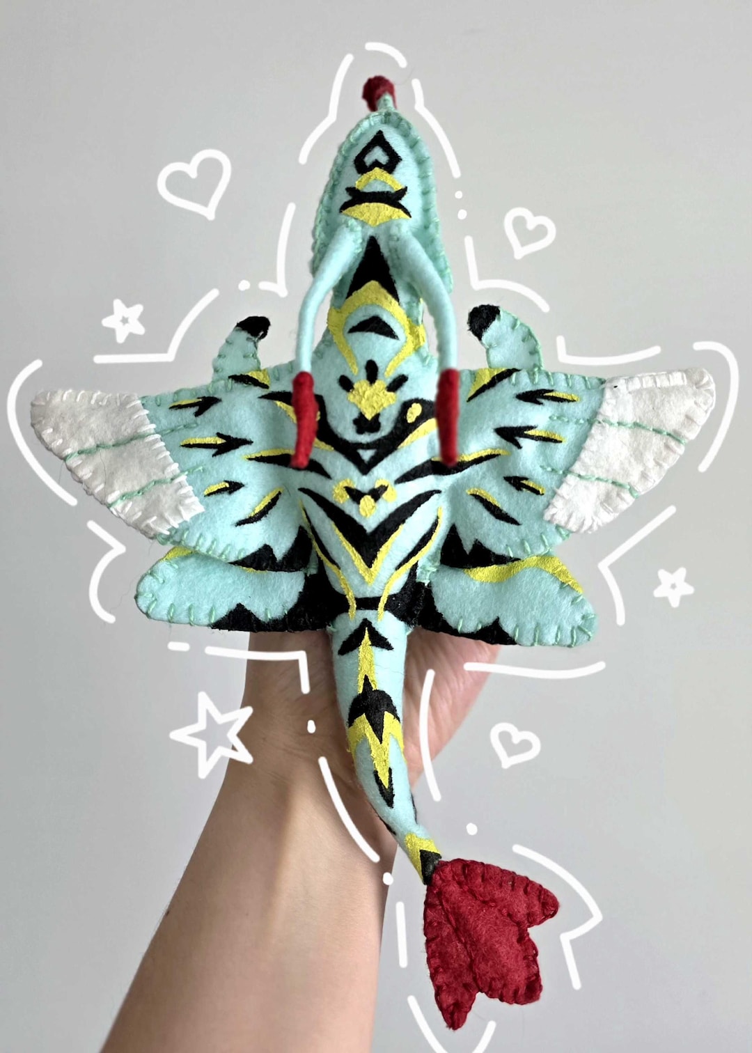 Handmade Felt Ikran - Mountain Banshee - Plush Toy - Etsy