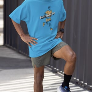 Premium Funny Running T-Shirt for Endurance Athletes | Marathon, Ultra Runner & Gym Gift | Pain Cave Workout Tee | Running Shirt