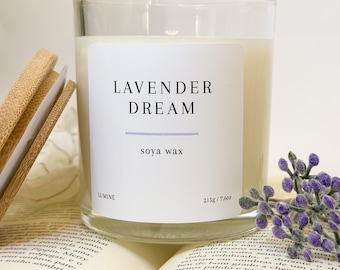 Lavender Candle – Handmade with Soy Wax