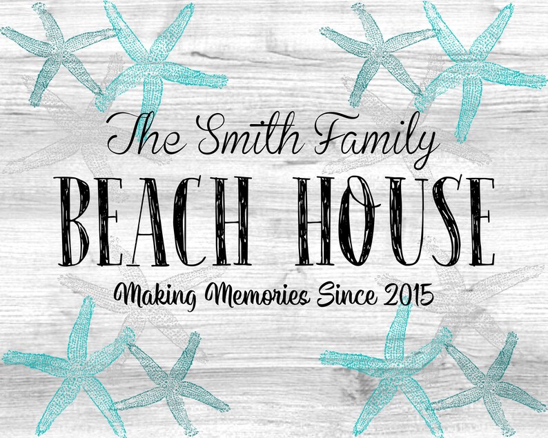 Personalized House Signs Beach House Cabin Camper Lake House Etsy