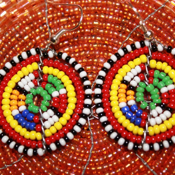 New African Tribal Maasai Earrings