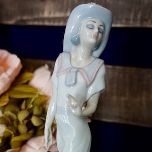 Porcelain Woman Figurine by Cascades