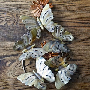 Brass & Copper Butterfly Wall Art