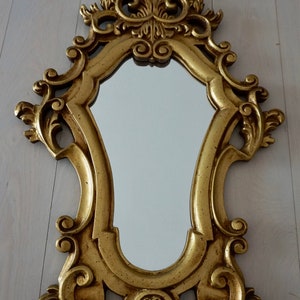 Ornate Gold Wall Mirror