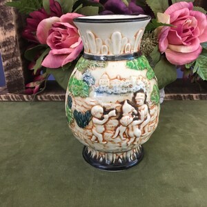 Cherub Vase Made in Japan