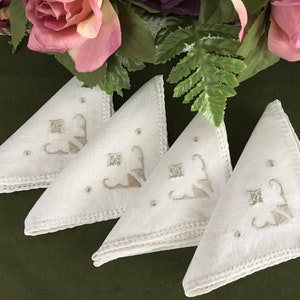 Set of Four Cocktail Napkins