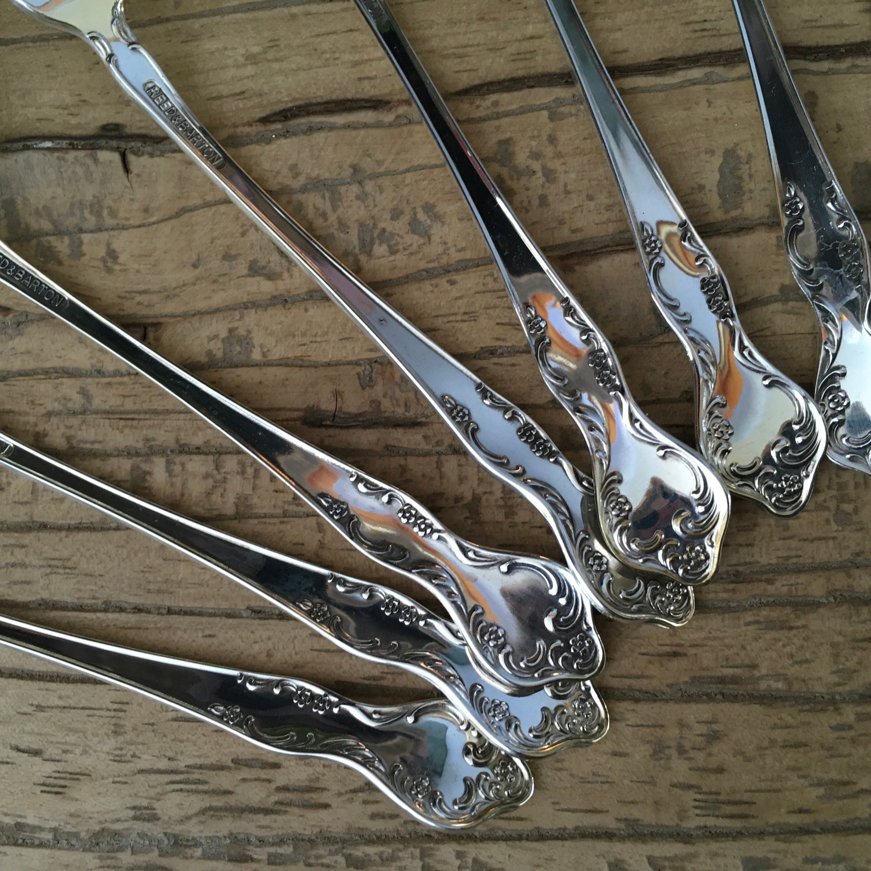 Set of Eight (8) Reed and Barton Shrimp/seafood Appetizer Forks - Etsy