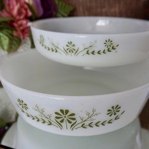 Set of Two Oven Proof Handled Glasbake Casserole Dishes