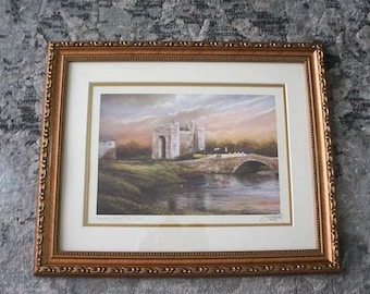 Framed Print Bunratty Castle, Co. Clare Signed Philip Gray