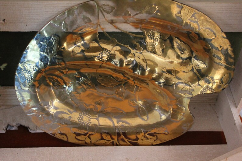Artist Palette Shaped Serving Plate Etsy