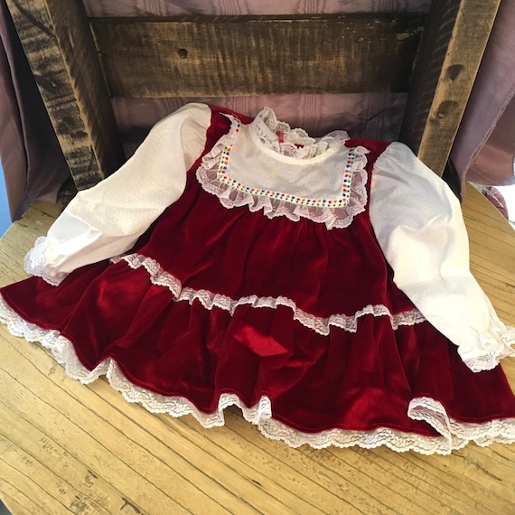 18 month red dress Baby Girl Clothes Gymboree 12-18 Month Little Valentine's Day Red Dress Dress