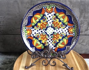 Assiette colorée Talavera