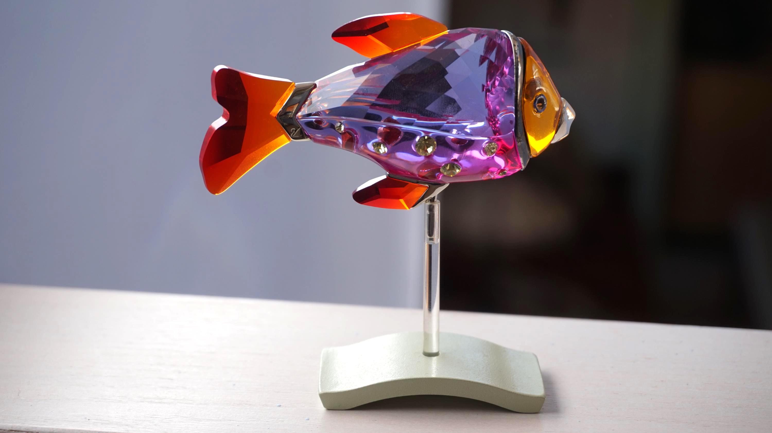 Swarovski crystal figurines fish - Etsy 日本