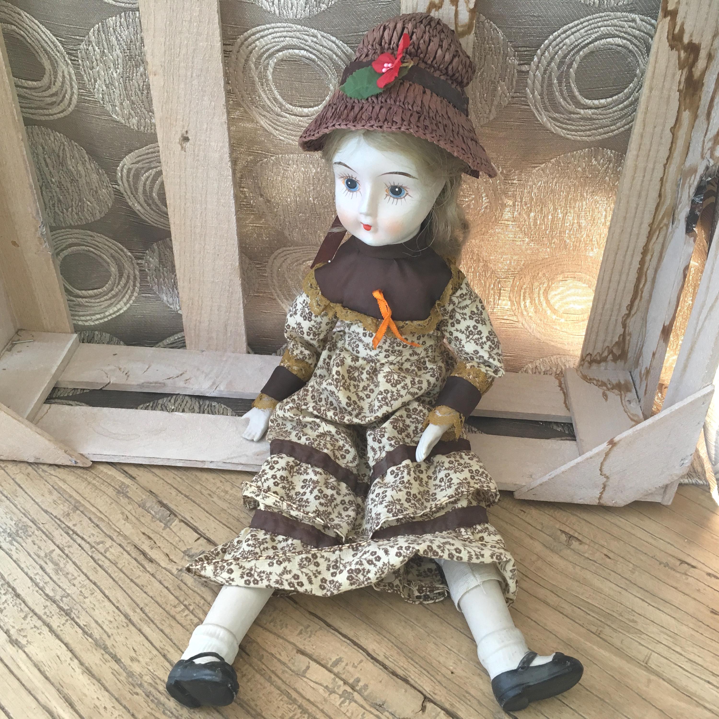 Walda Prairie Doll With Porcelain Head, Hands and Feet - Etsy