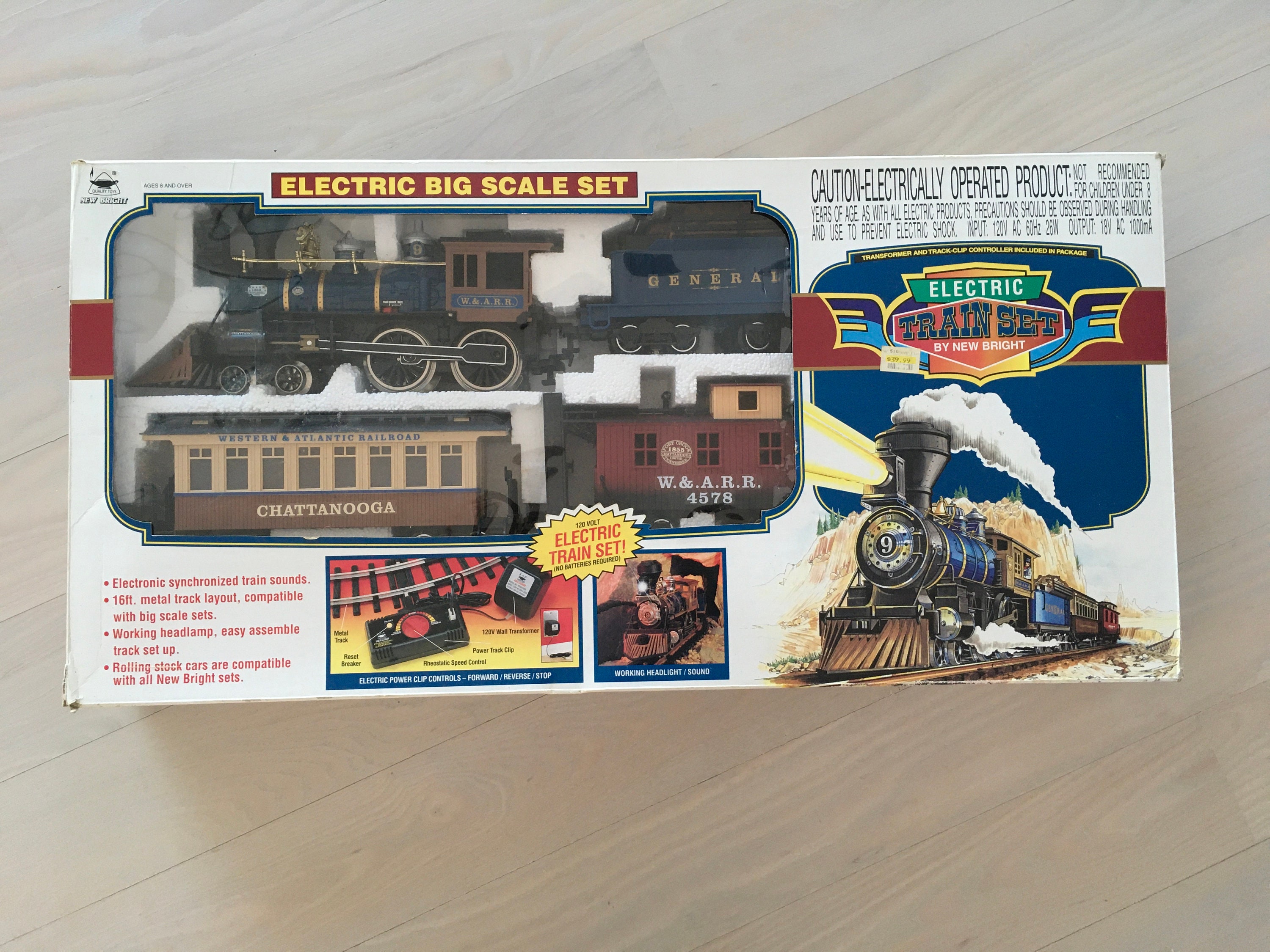 New bright train track Set of nine