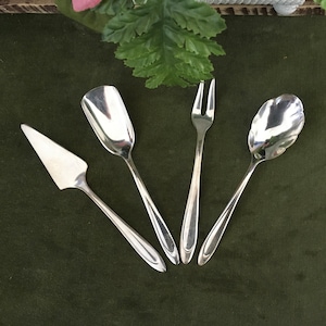 Five Piece Silverplate Charcuterie Utensils by Meriden
