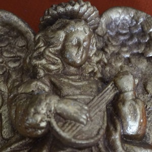 Gold Angel Wall Plaque