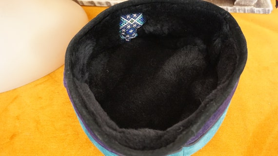 Velvet Hat with Beading - image 6