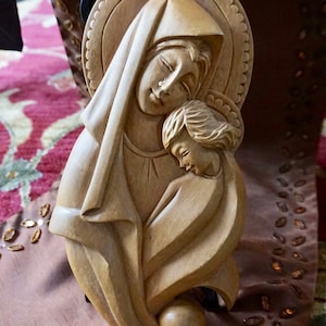 Madonna and Child Wood Wall Plaque from Creative Concepts