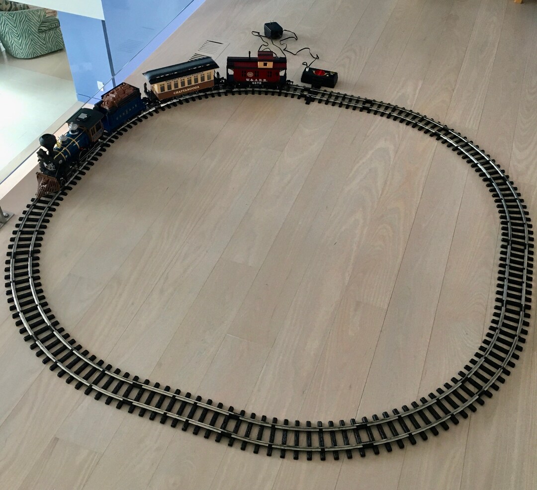 Electric Train Set by New Bright Model No. 376 Big Scale Set Etsy