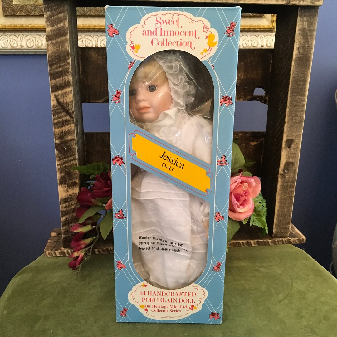 The Hertitage Mint 14 Porcelain Doll Jessica D83 Etsy