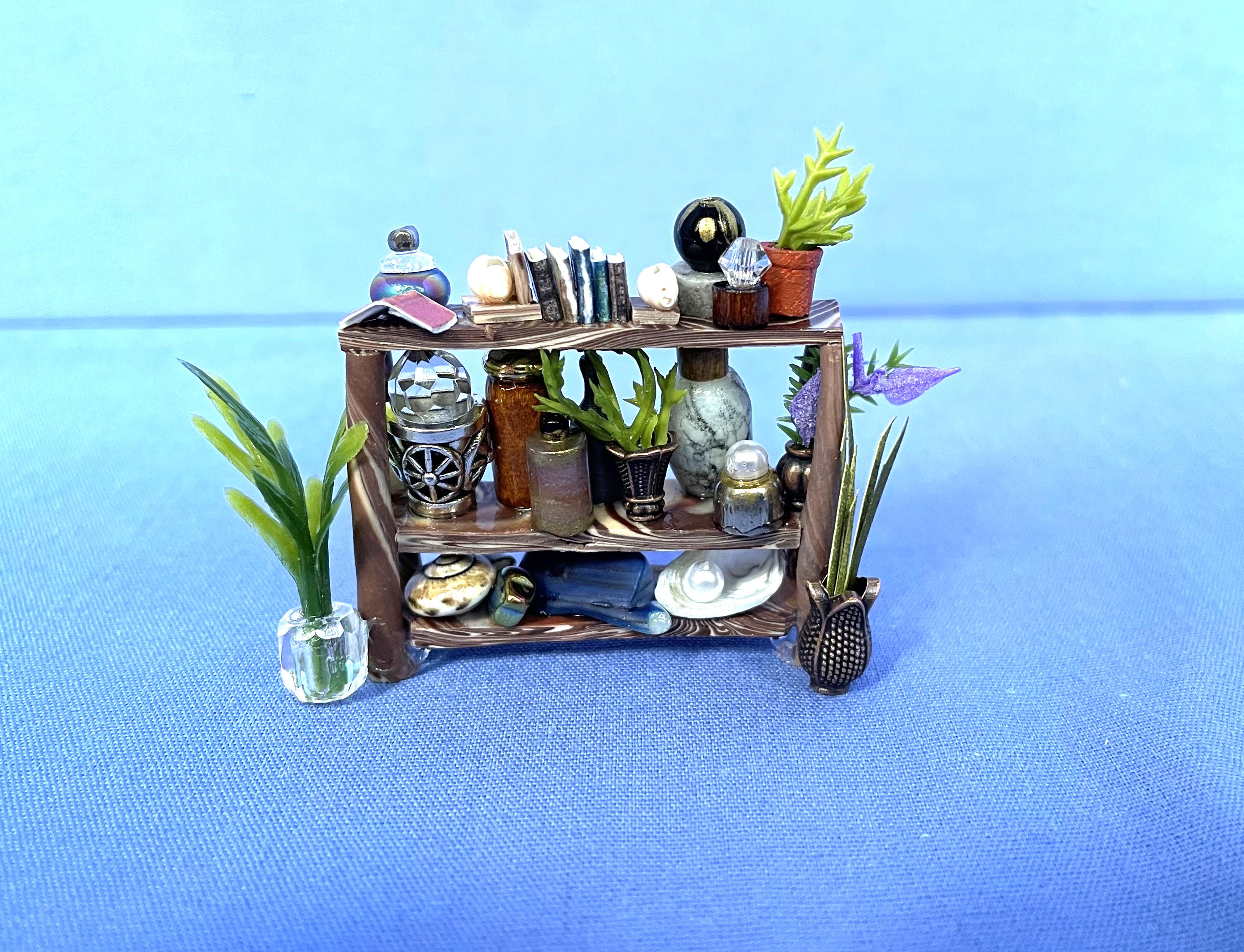apothecary shelf #2 for quarter scale fairy house