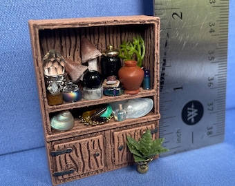apothecary shelf #3 for quarter scale fairy house