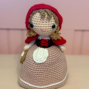 Crochet Little Red Riding Hood/Wolf Reversible Plush