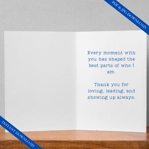 Tarjeta del Día del Padre para tu Esposo, para tu Novio, Regalo del Día del Padre para tu Pareja, Tarjeta del Día del Padre Imprimible, Descarga Instantánea