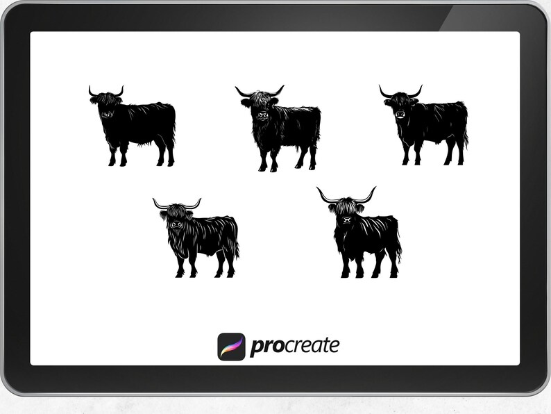 highland cow procreate, cow digital illustration, rustic farm animal art, procreate animal stamp, ipad drawing stamp, farmhouse cow artwork, procreate brush animal, digital cow sticker, planner sticker procreate, rustic wall art digital, country farmhouse decor, cute cow illustration, animal ipad art, procreate farm art, nursery animal art