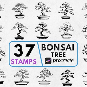 Tampons et pinceaux pour bonsaï procréer, tampons procréer bonsaï, lot de pinceaux procréer bonsaï, tampons bonsaï procréer prêts