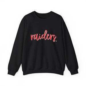 Raiders Unisex Heavy Blend™ Crewneck Sweatshirt - Cozy Sports Apparel, Perfect for Game Day, Gifts for Fans, Comfortable Casual Wear