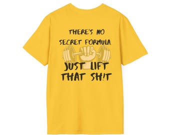 Camiseta motivacional de fitness para amantes del gimnasio, ideal para entrenar, regalo para levantadores de pesas, unisex, ropa motivacional de fitness.