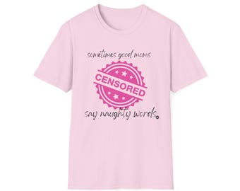 Camiseta divertida censurada, regalo cómico, camiseta del Día de la Madre, camiseta humorística, ropa informal, reuniones familiares, regalo de cumpleaños
