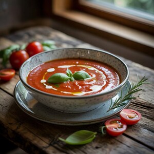 Sopa de Tomate Assado – Conforto Defumado e Sedoso da Joulia